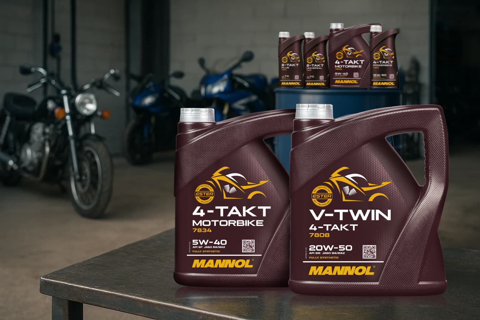 MANNOL introduces new motorcycle oils: 4-Takt Motorbike 5W-40 and V-Twin 4-Takt 20W-50