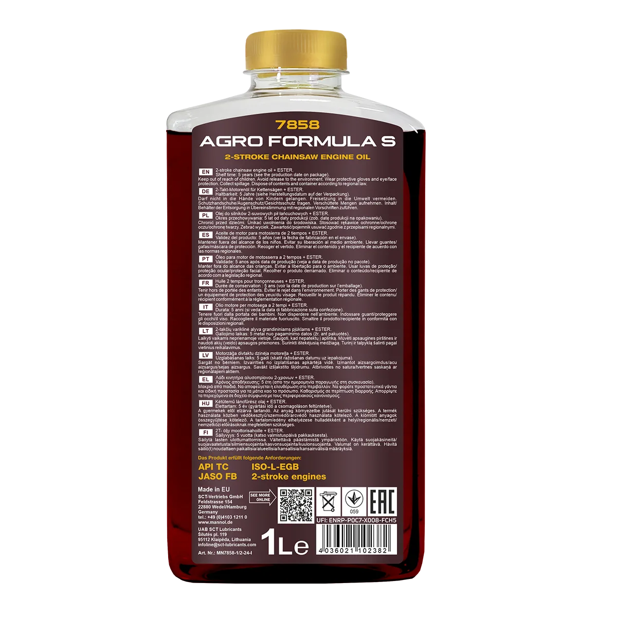 MANNOL Agro Formula S 7858 مصنوعات تصویر 2