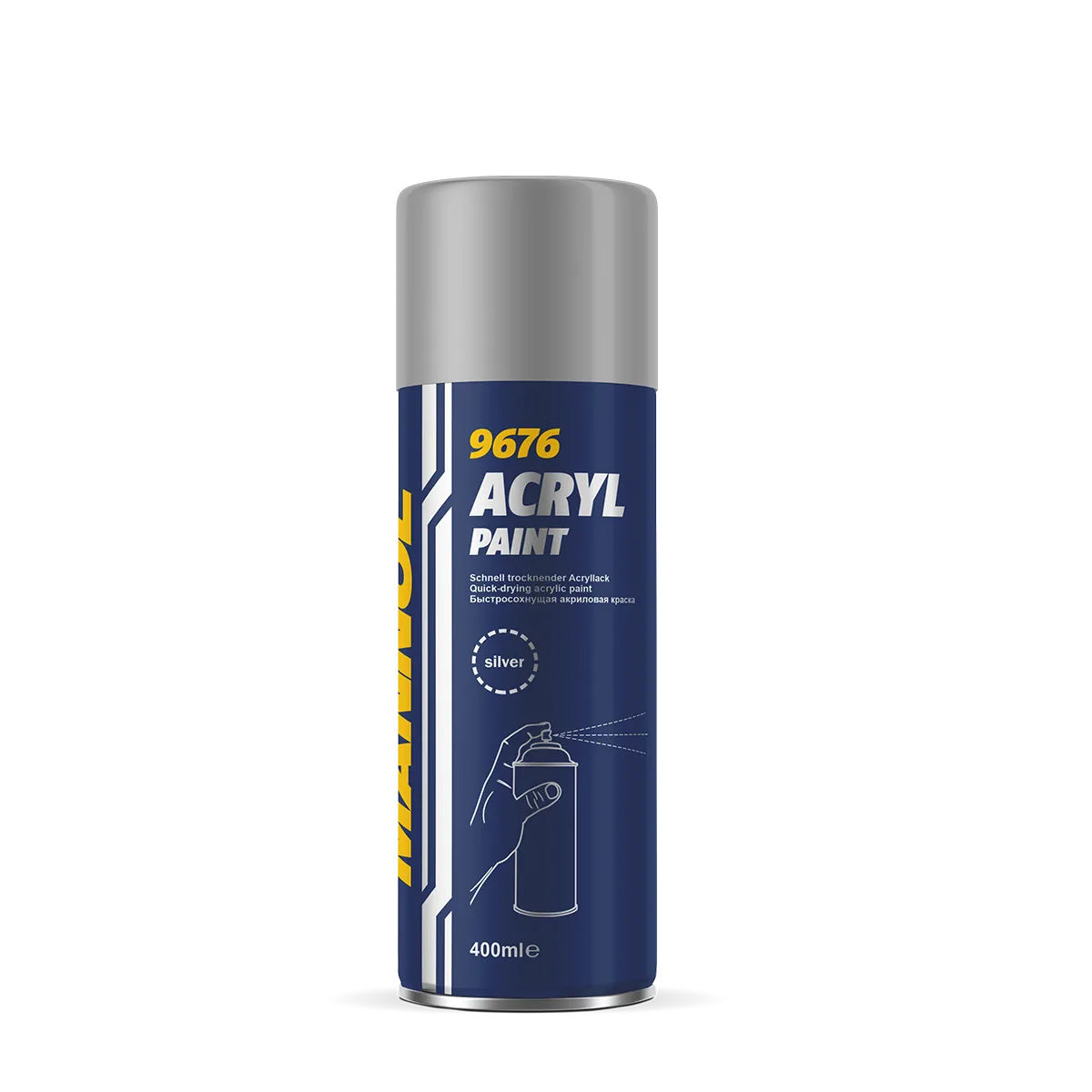 MANNOL Acryl Paint Silver 9676 product image