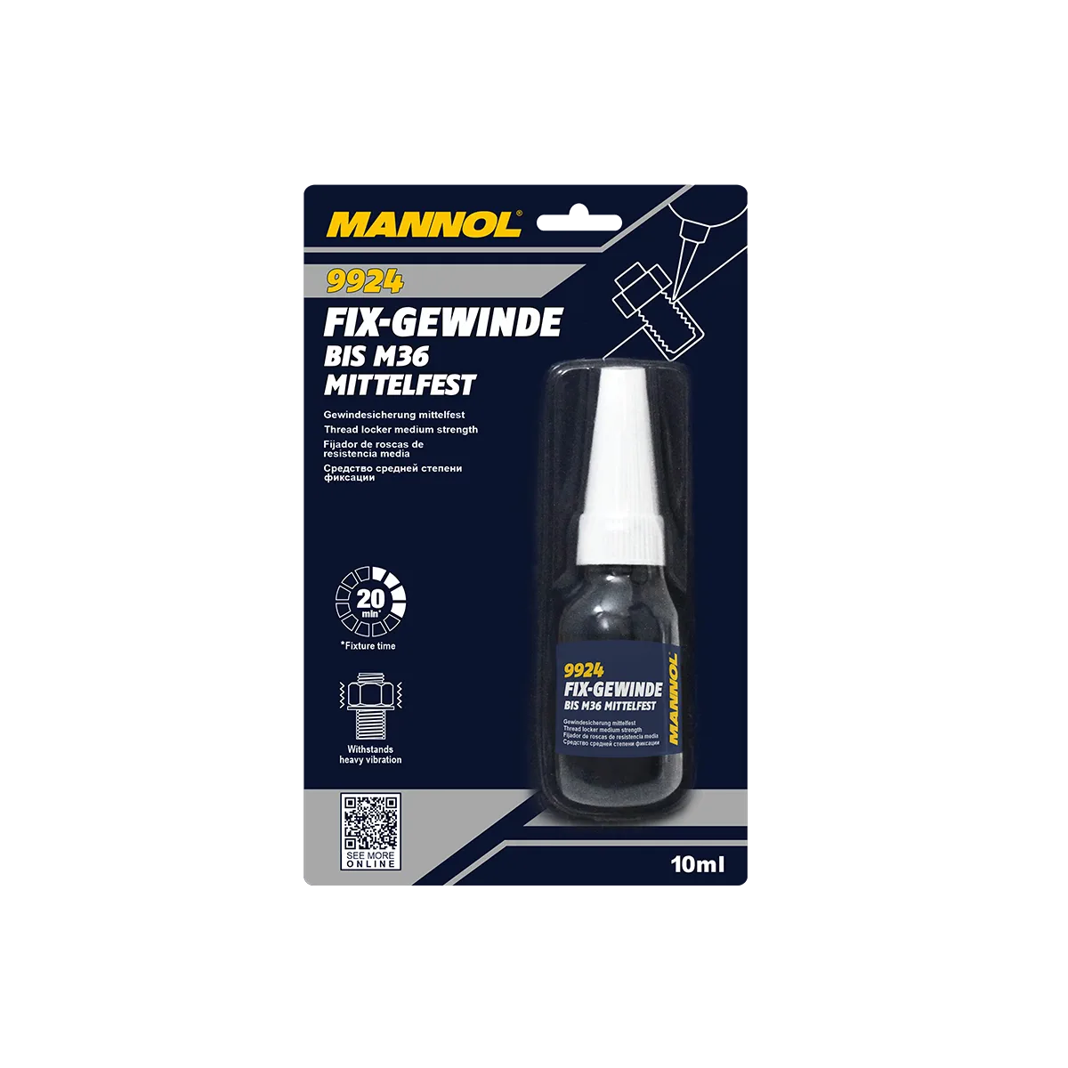 MANNOL Fix-Gewinde Mittelfest 9924 / 9925 10ml product image