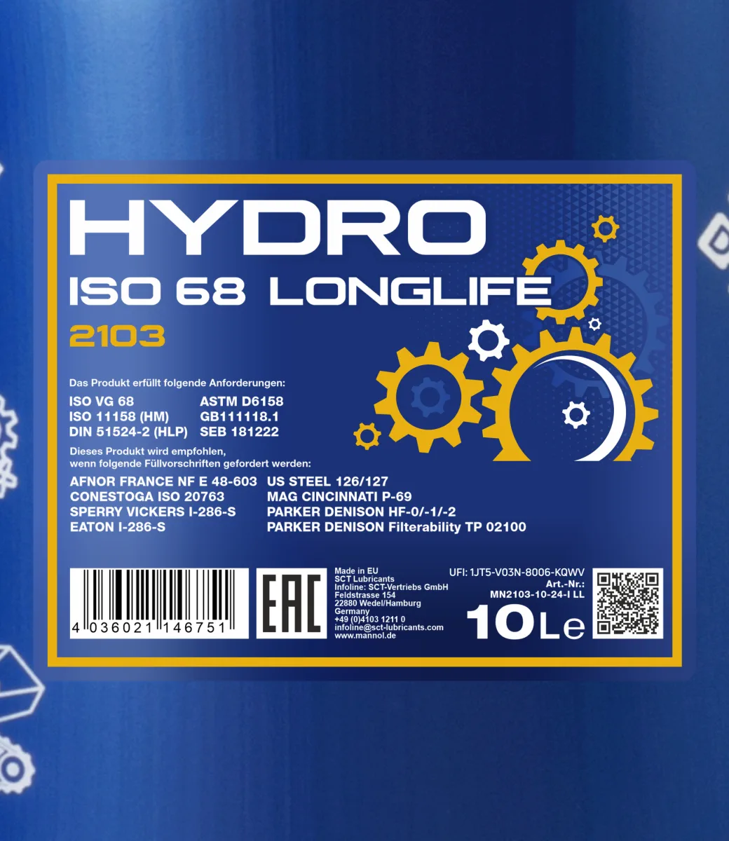 MANNOL Hydro ISO 68 2103 10L product image 2