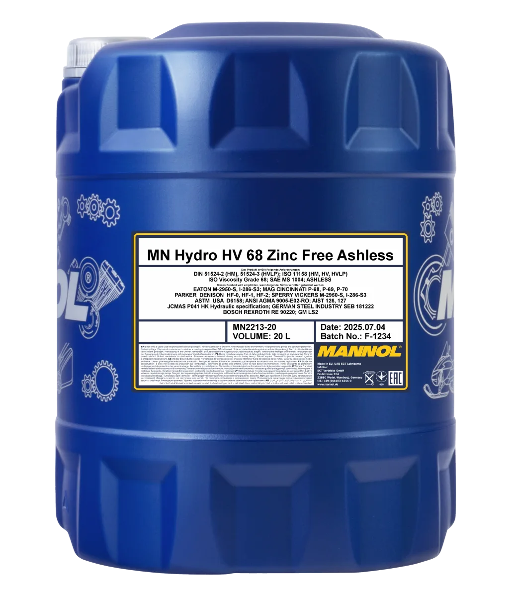 MANNOL Hydro HV ISO 68 Zinc Free 2213 20 L product image