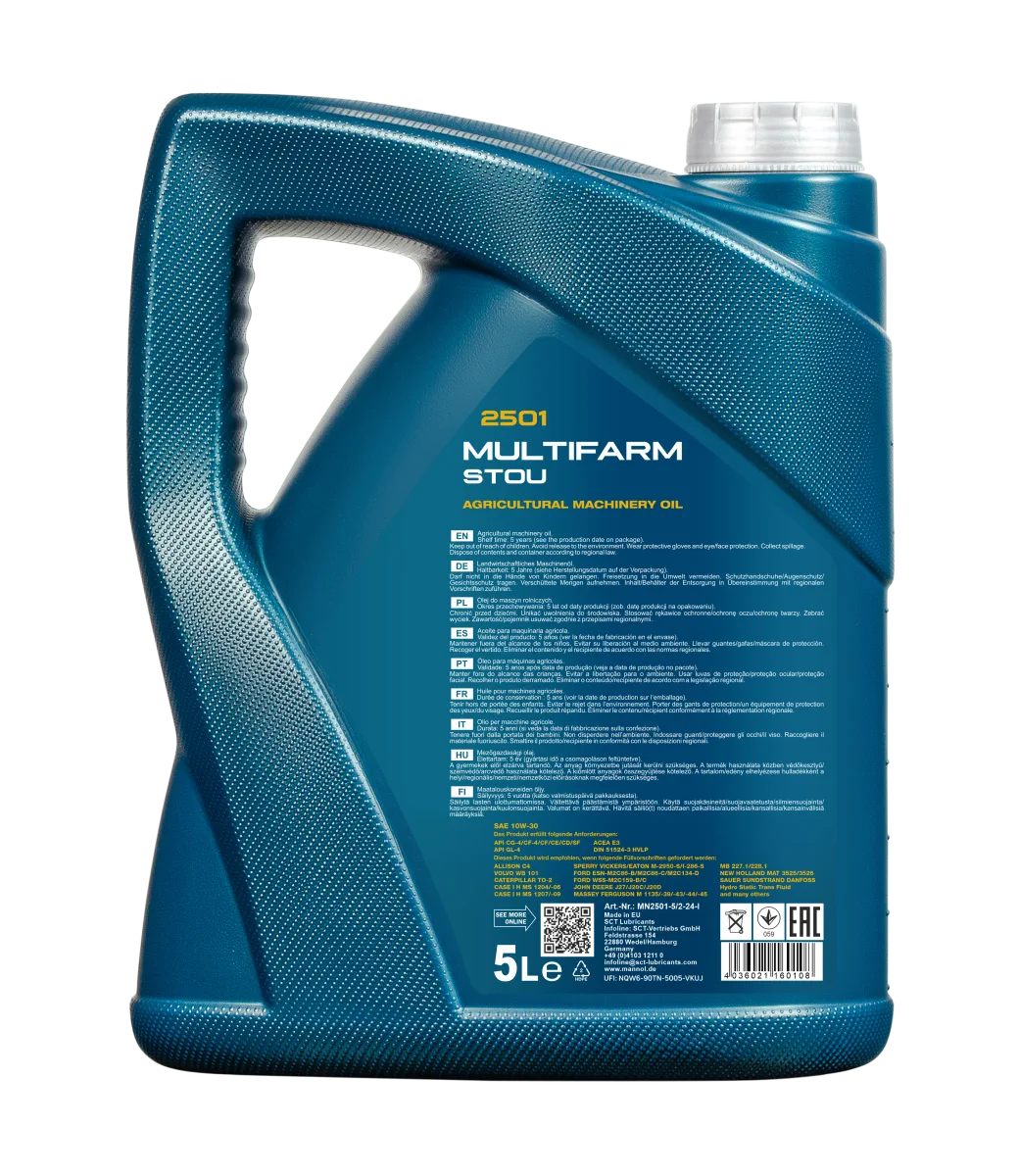 MANNOL Multifarm STOU 10W-30 2501 5L product image 2