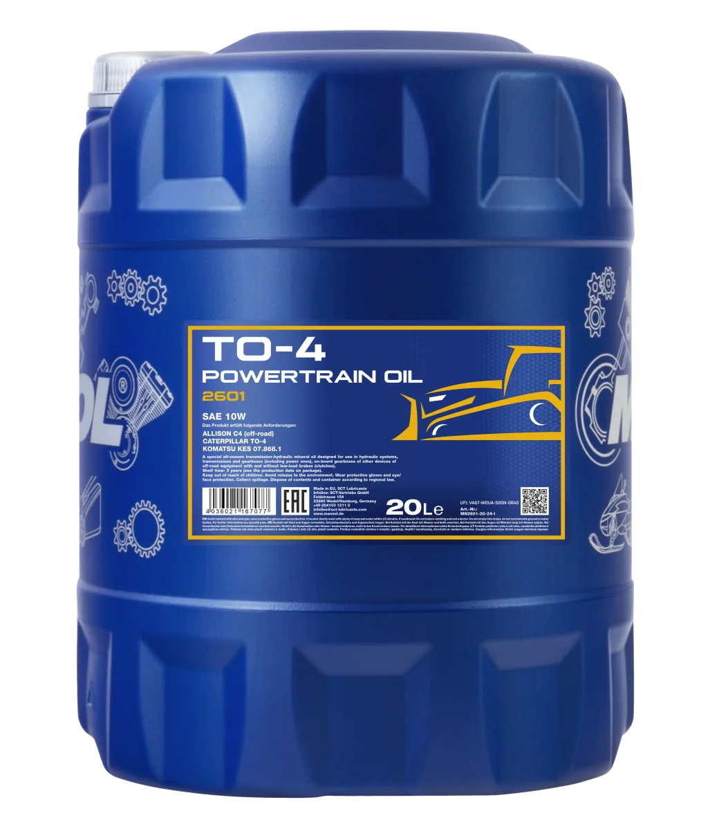 MANNOL TO-4 Powertrain Oil SAE 10W 2601 20L product image
