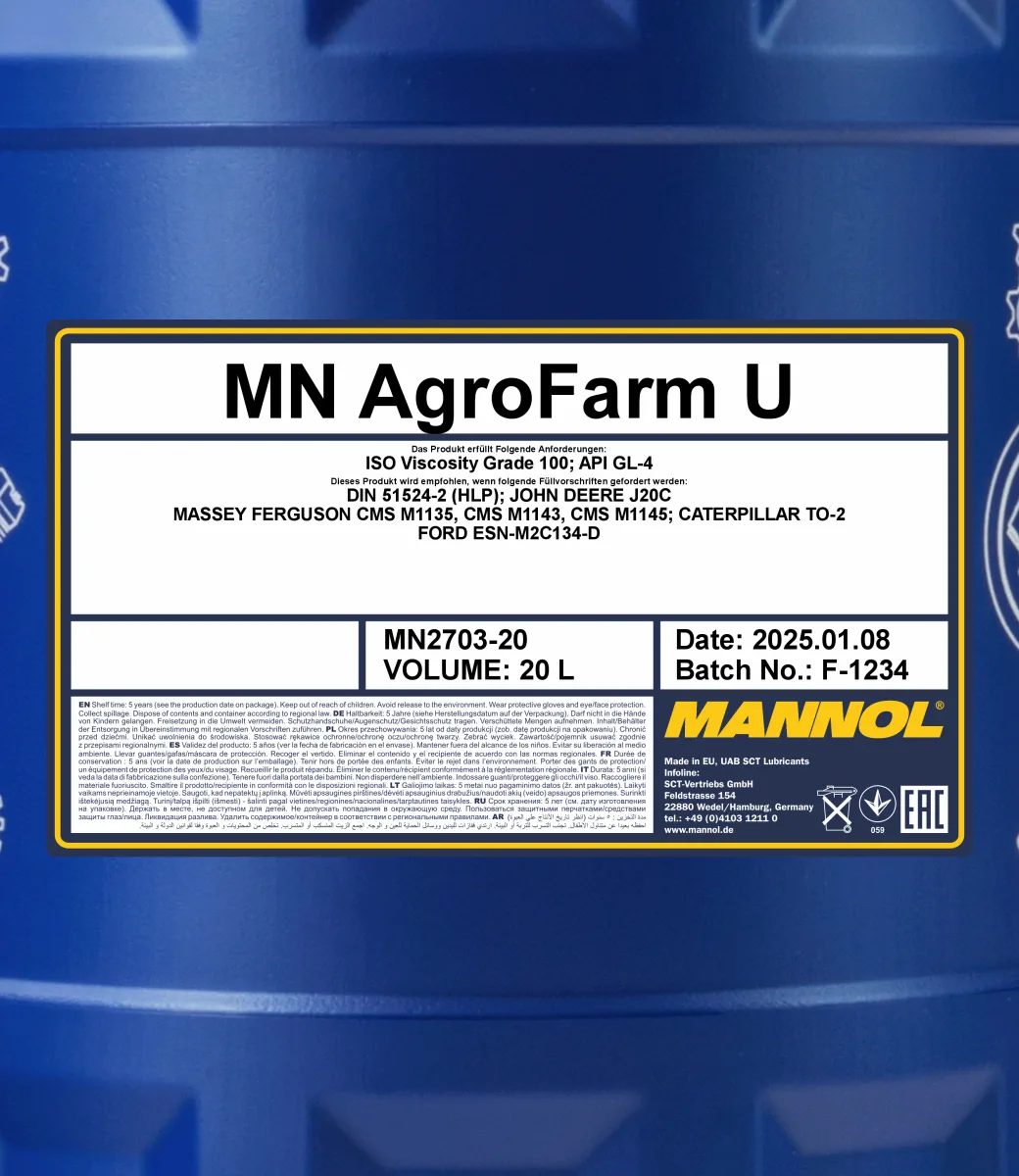 MANNOL AgroFarm U 2703 20L product image 2