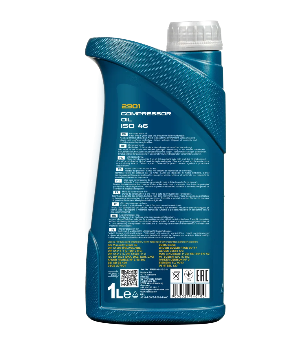 MANNOL Compressor Oil ISO 46 2901 1L product image 2