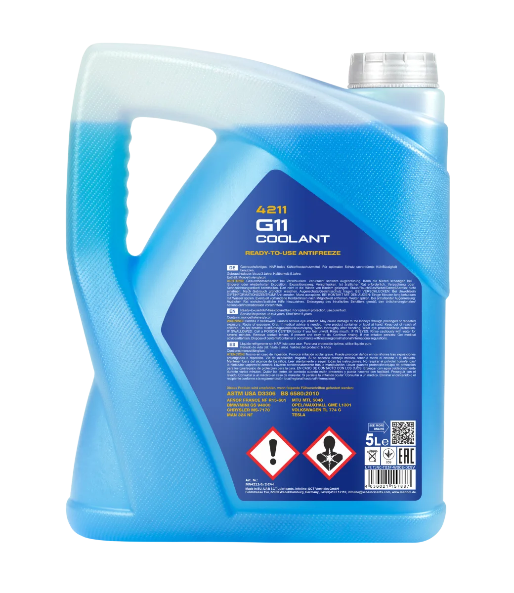 MANNOL Coolant G11 4211 صورة المنتج 2