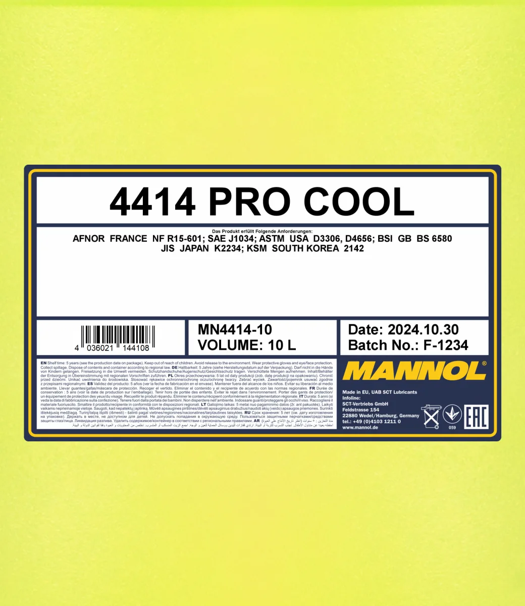 MANNOL Pro Cool 4414 مصنوعات تصویر 2