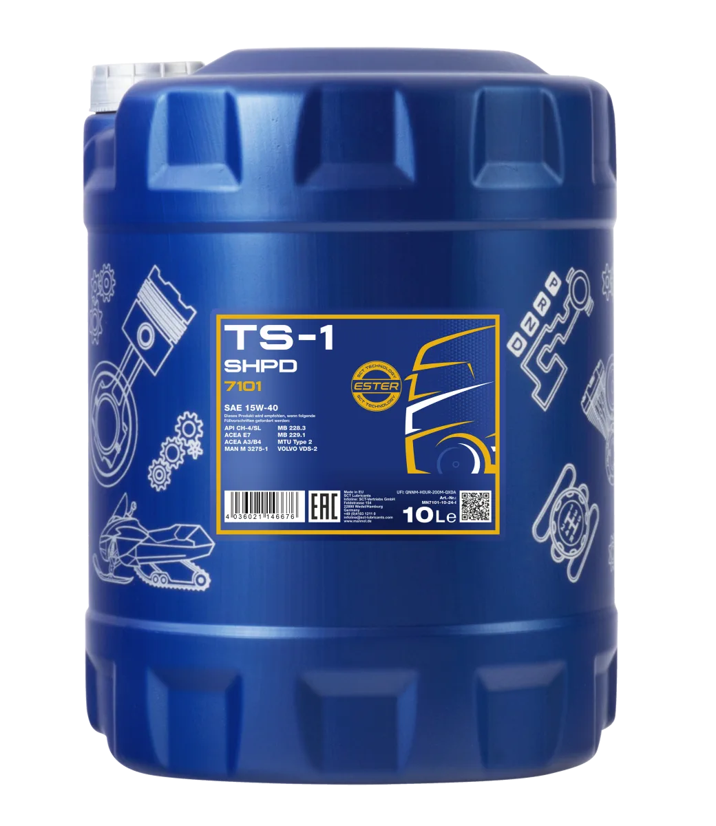 MANNOL TS-1 SHPD 15W-40 7101 10L product image