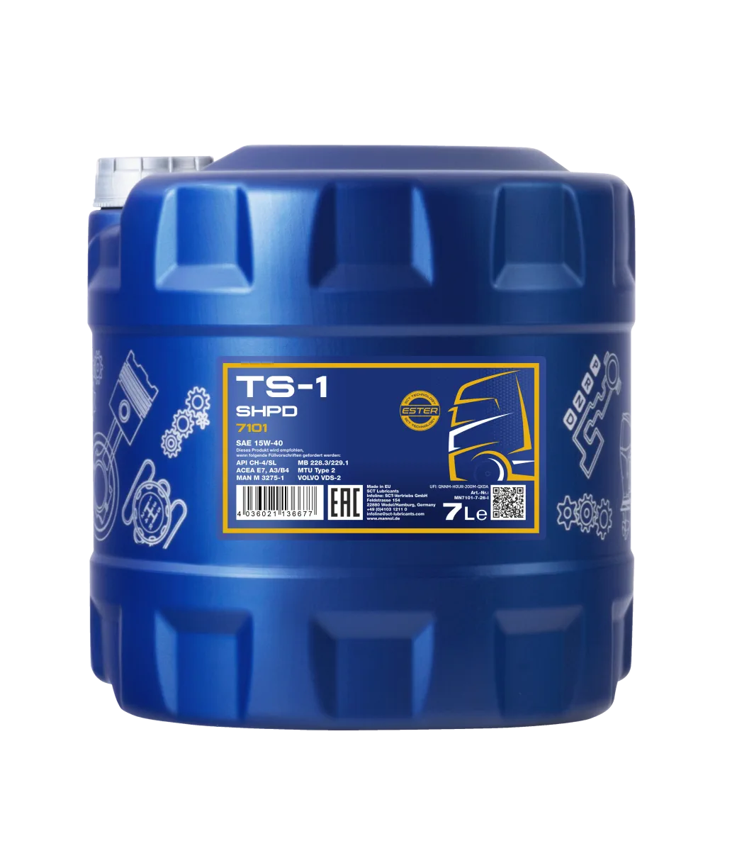 MANNOL TS-1 SHPD 15W-40 7101 مصنوعات تصویر