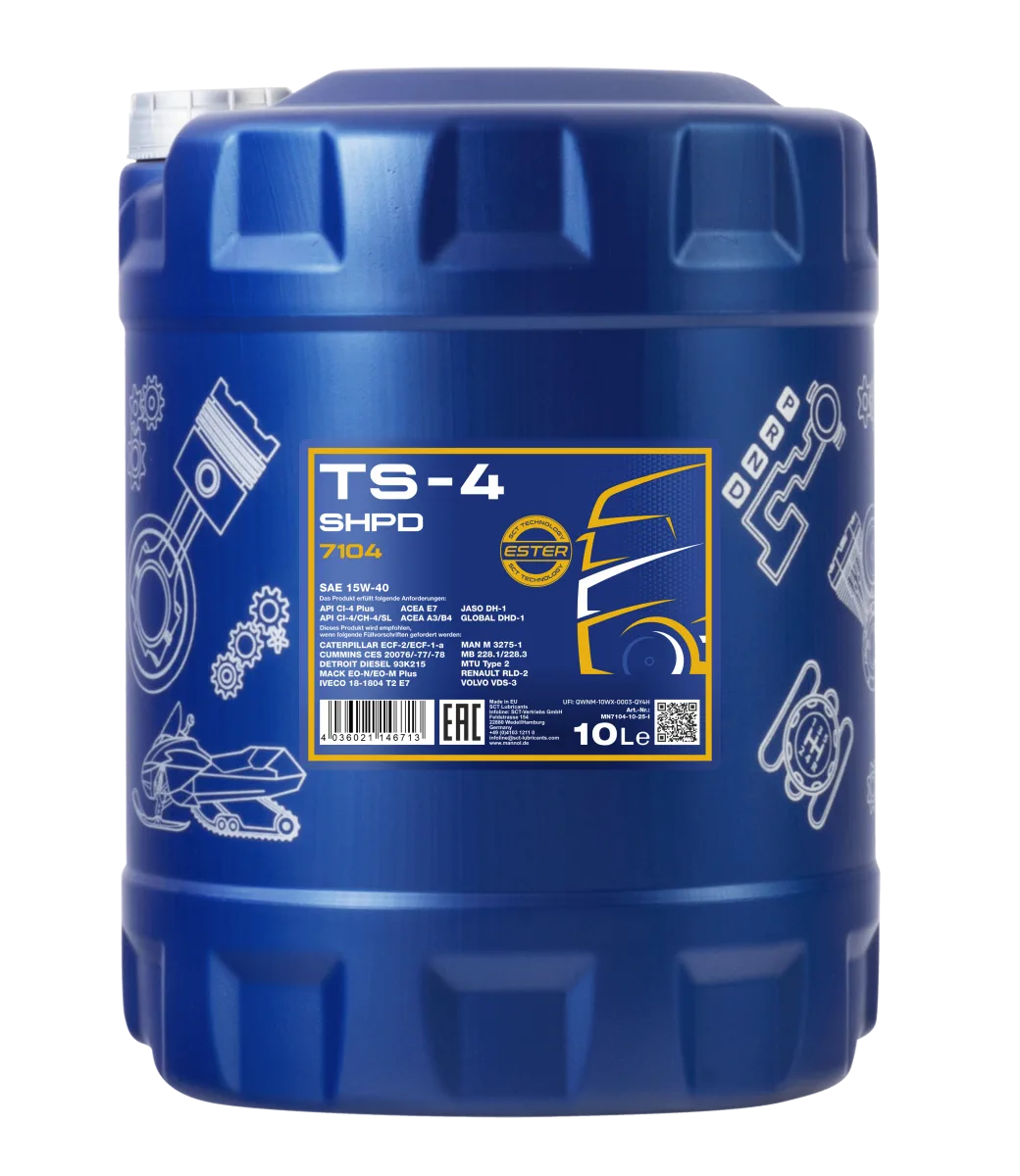 MANNOL TS-4 SHPD 15W-40 7104 مصنوعات تصویر 4