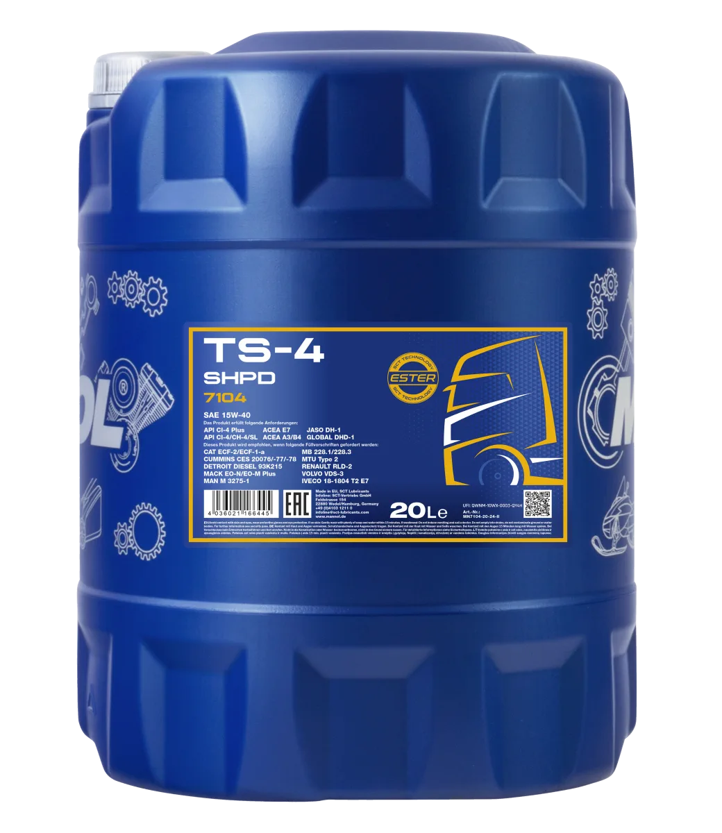 MANNOL TS-4 SHPD 15W-40 7104 مصنوعات تصویر 5
