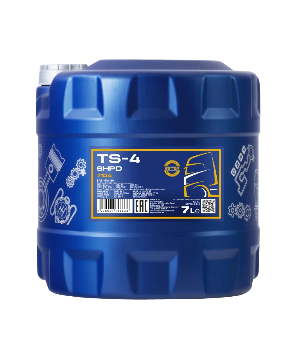 MANNOL TS-4 SHPD 15W-40 7104 مصنوعات تصویر 3