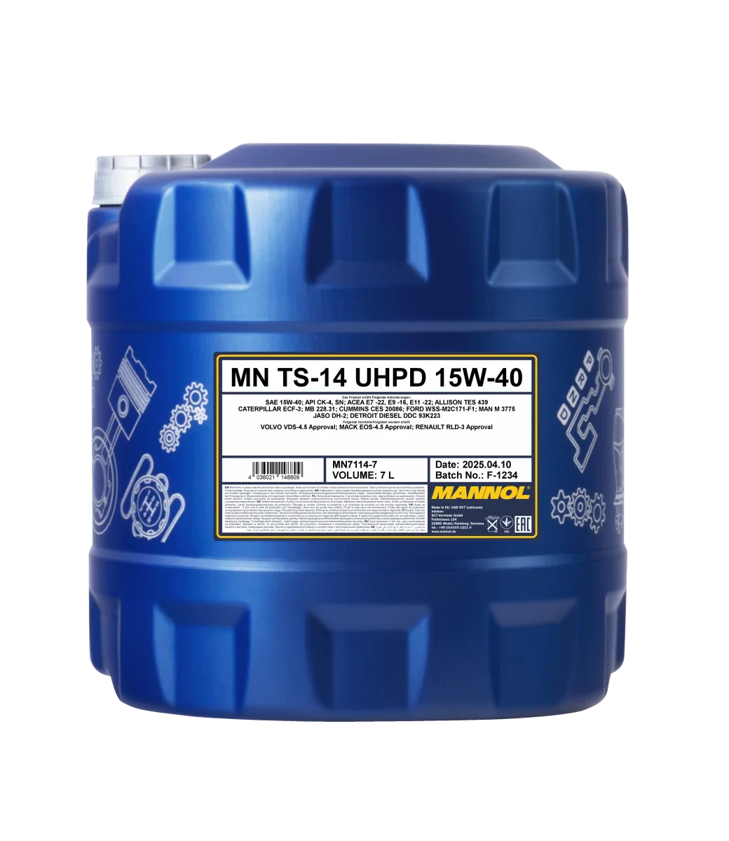 MANNOL TS-14 UHPD 15W-40 7114 صورة المنتج 3