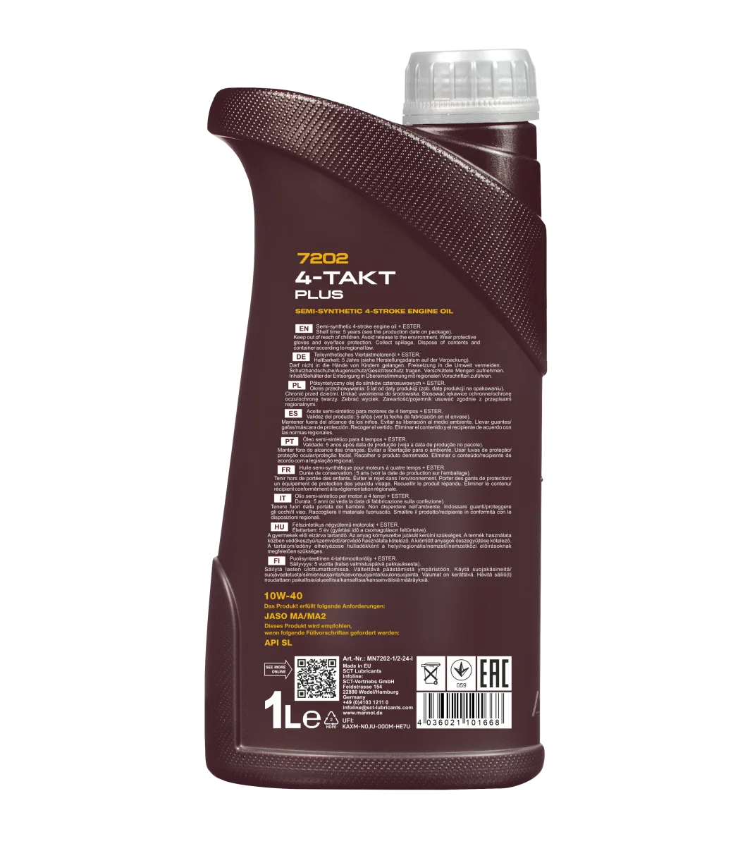 MANNOL 4-Takt Plus 10W-40 7202 صورة المنتج 2