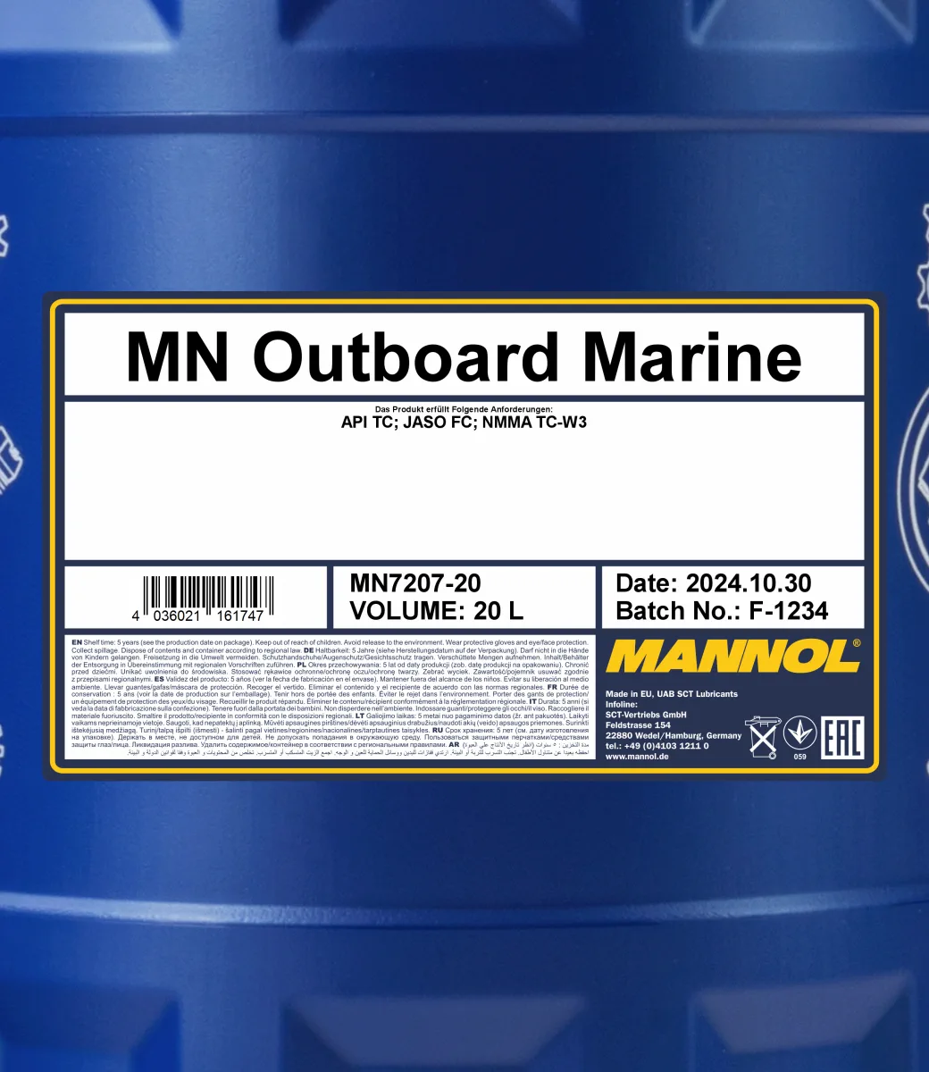 MANNOL Outboard Marine 7207 20L product image 2