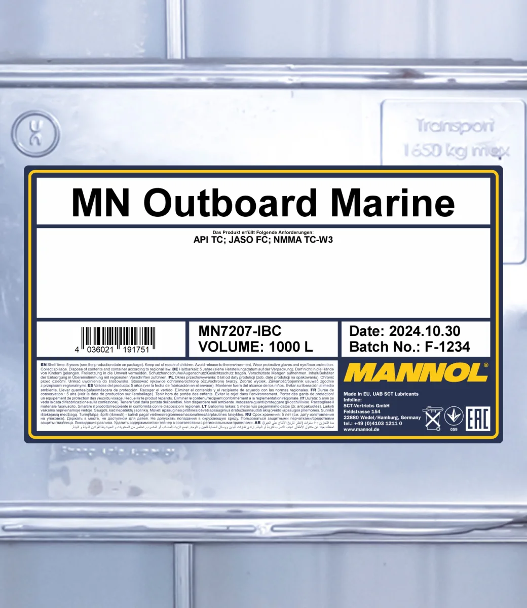MANNOL Outboard Marine 7207 صورة المنتج 2