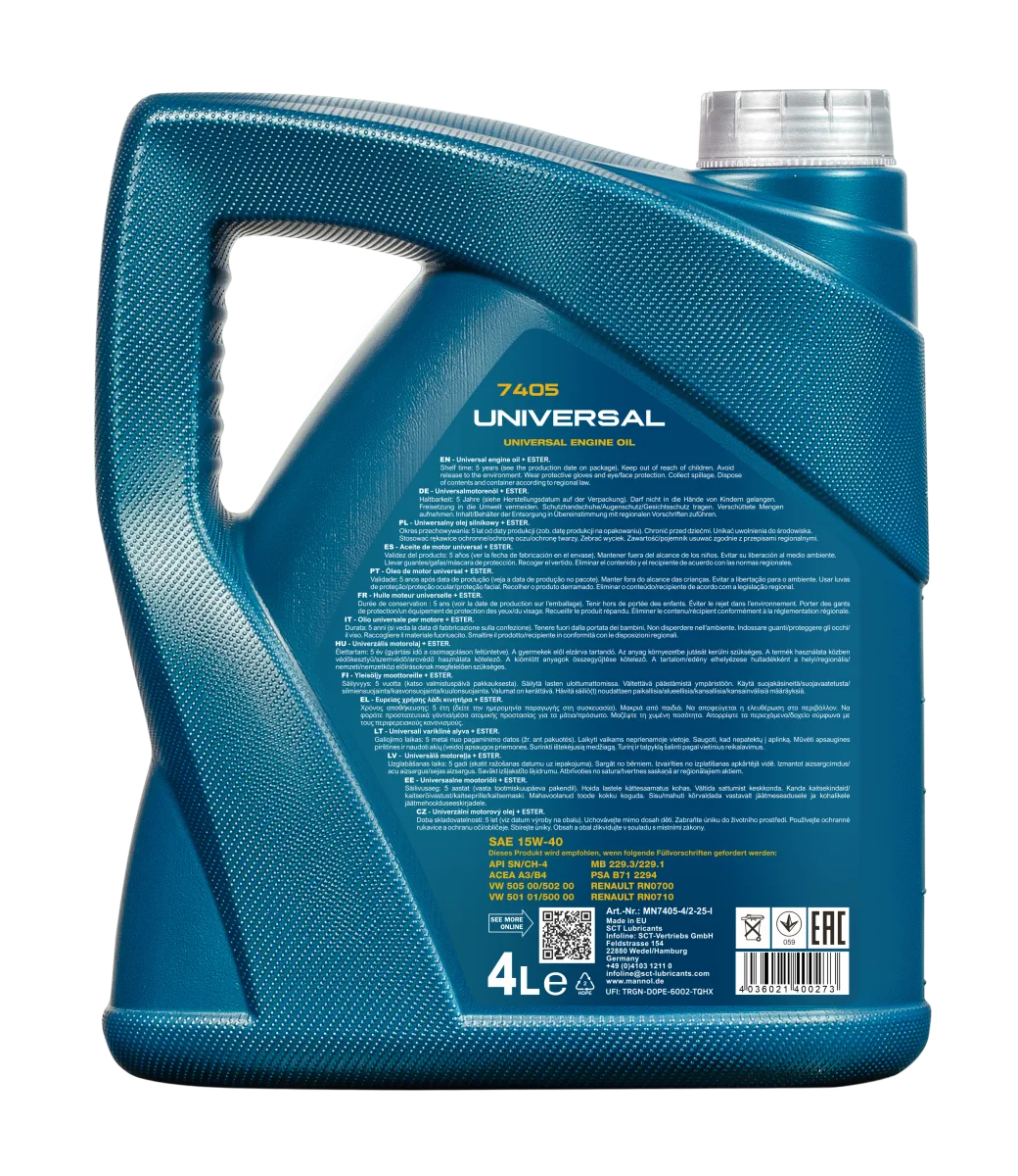 MANNOL Universal 15W-40 7405 4L product image 2