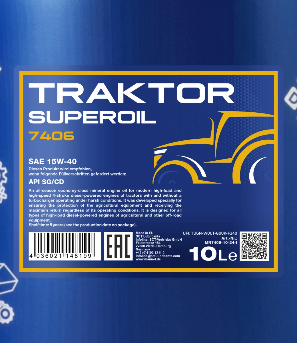 MANNOL Traktor Superoil 15W-40 7406 10L product image 2