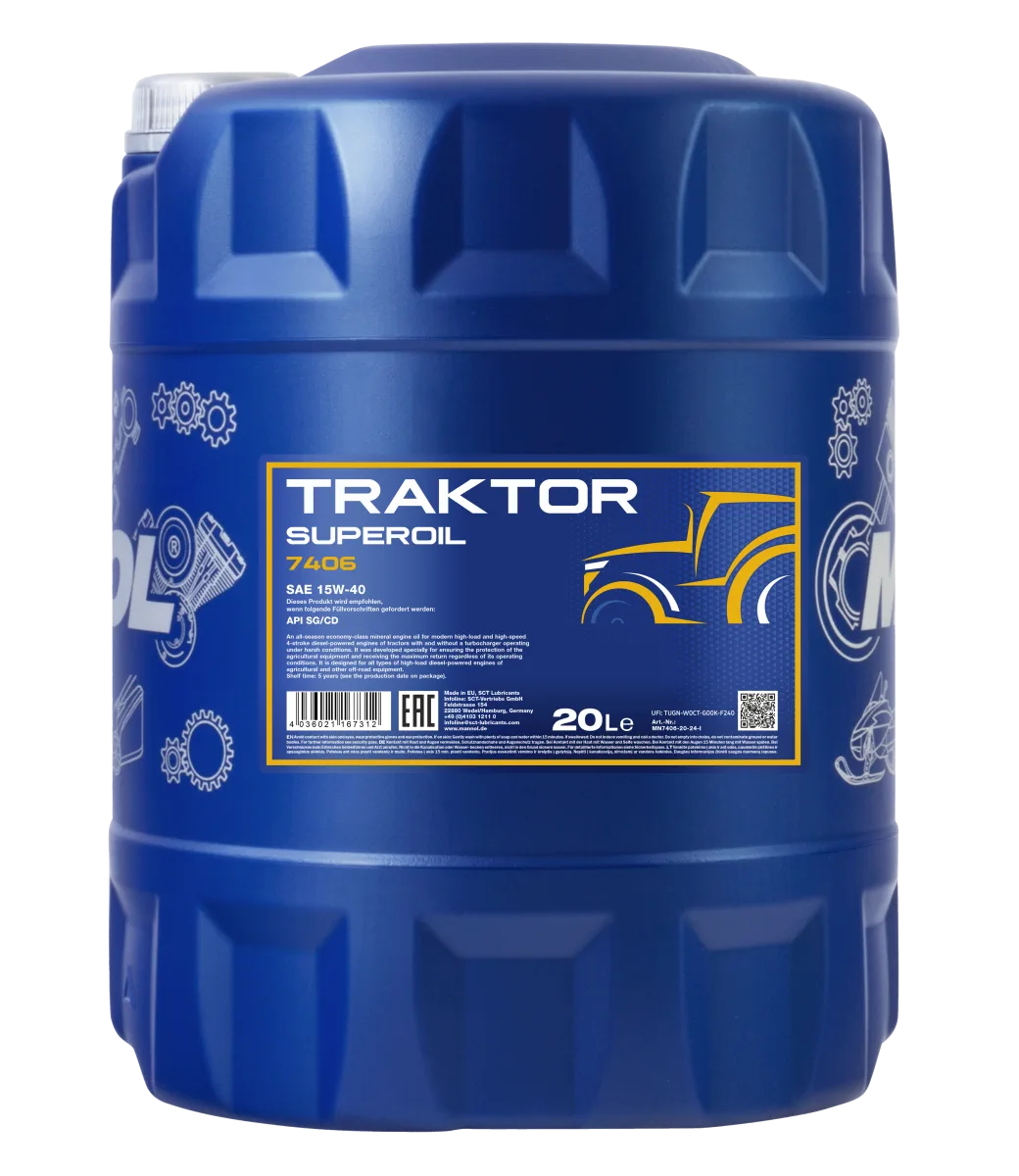 MANNOL Traktor Superoil 15W-40 7406 20L product image
