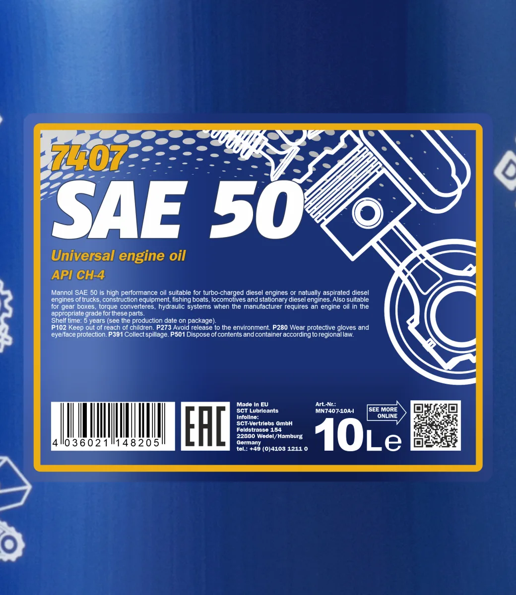 MANNOL SAE 50 7407 10L product image 2