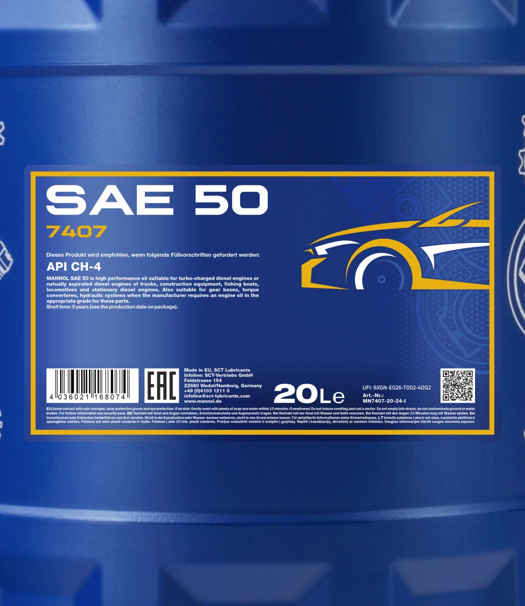 MANNOL SAE 50 7407 20L product image 2