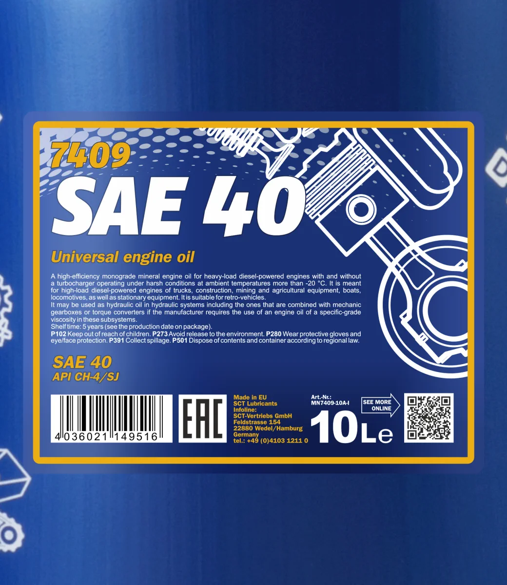 MANNOL SAE 40 7409 10L product image 2