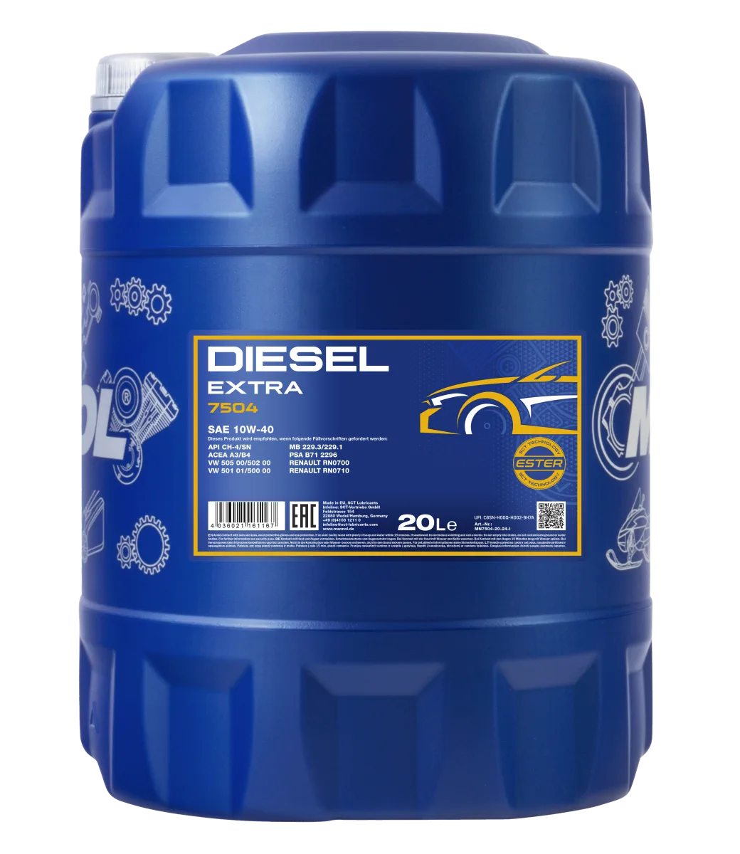 MANNOL Diesel Extra 10W-40 7504 20L product image