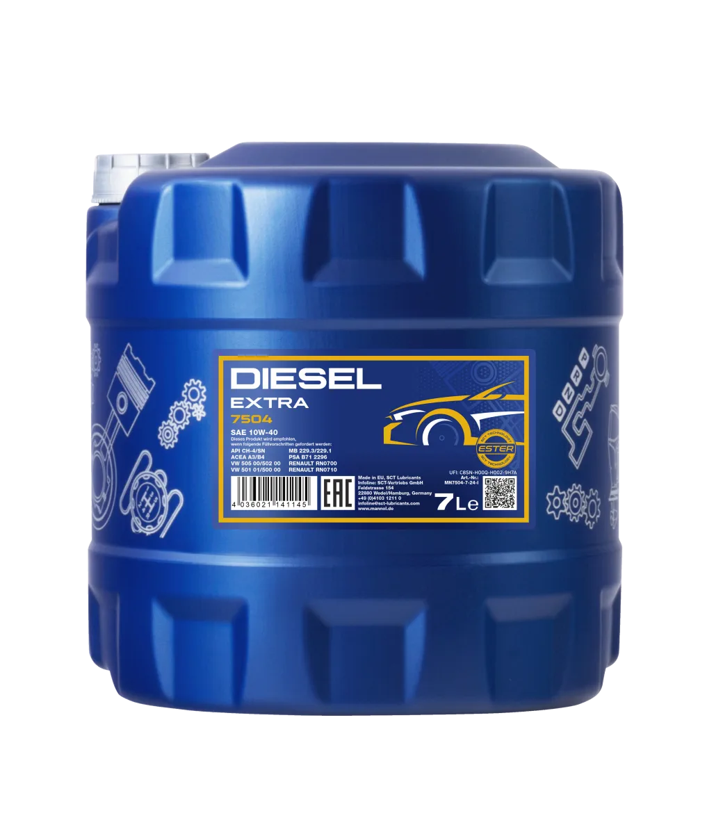 MANNOL Diesel Extra 10W-40 7504 7L product image