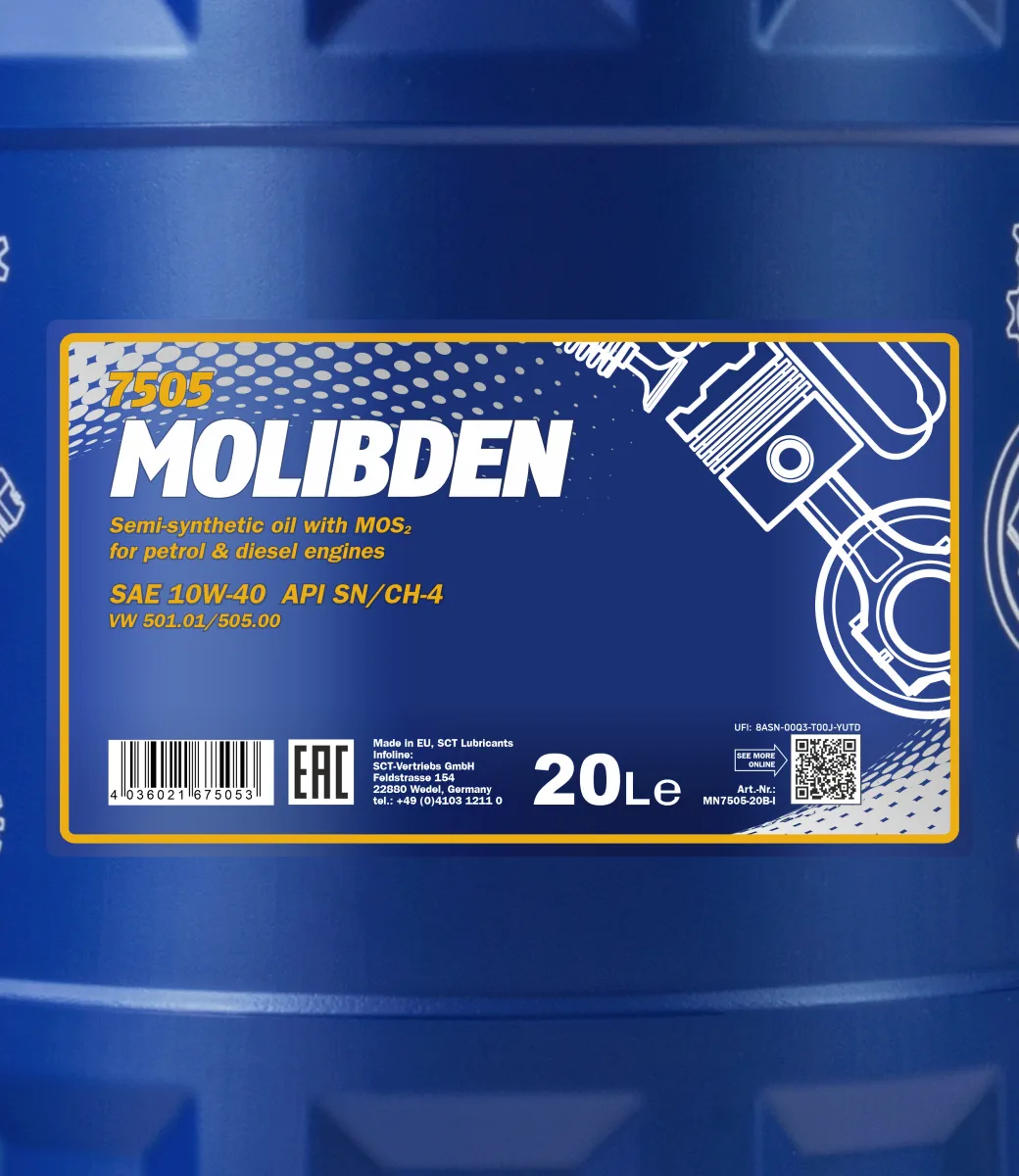 MANNOL Molibden 10W-40 7505 صورة المنتج 2