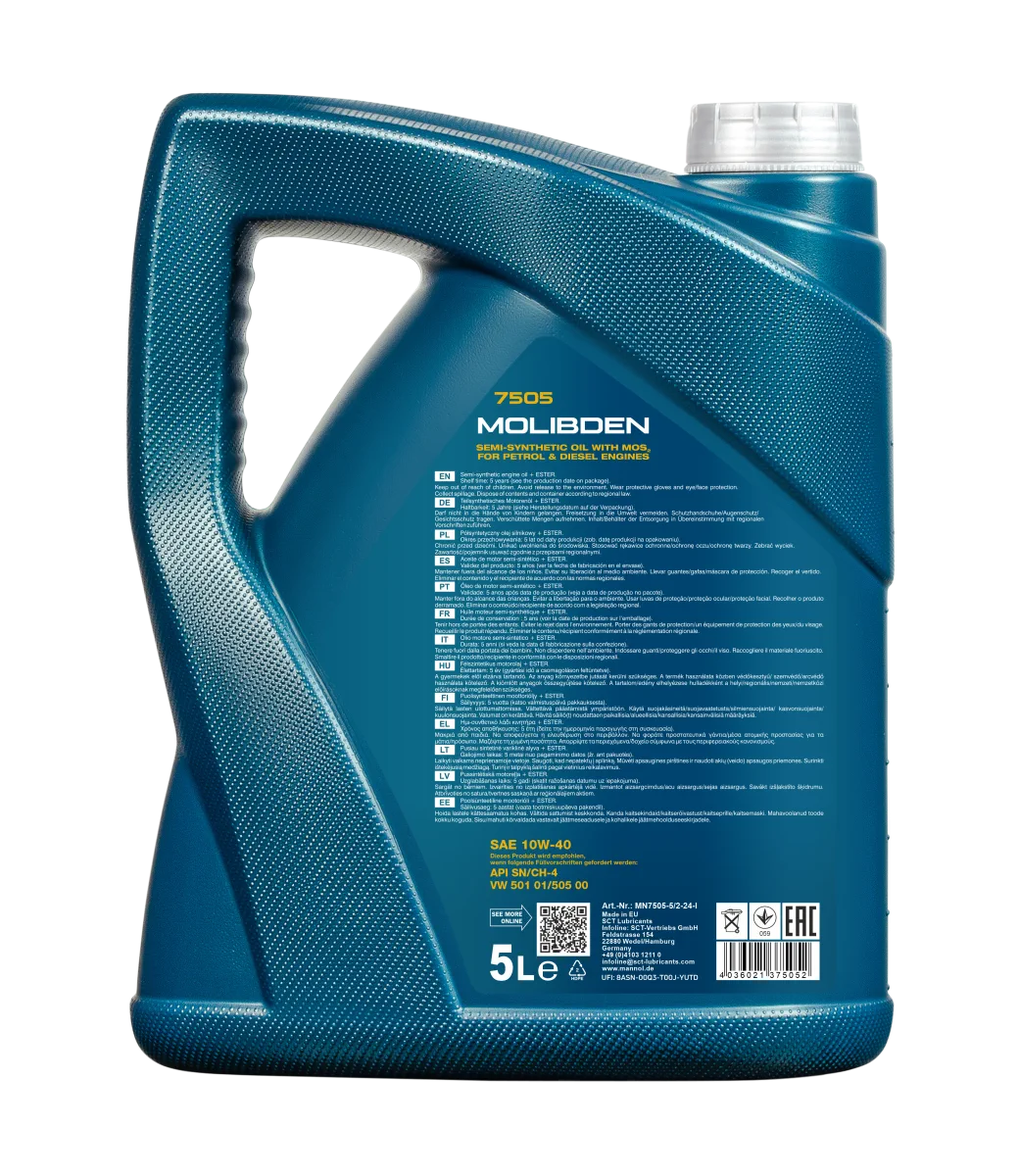 MANNOL Molibden 10W-40 7505 صورة المنتج 2