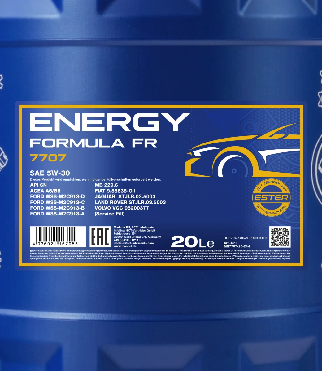 MANNOL Energy Formula FR 5W-30 7707 20L product image 2