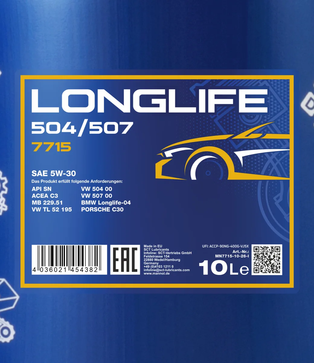 MANNOL Longlife 504/507 5W-30 7715 صورة المنتج 2
