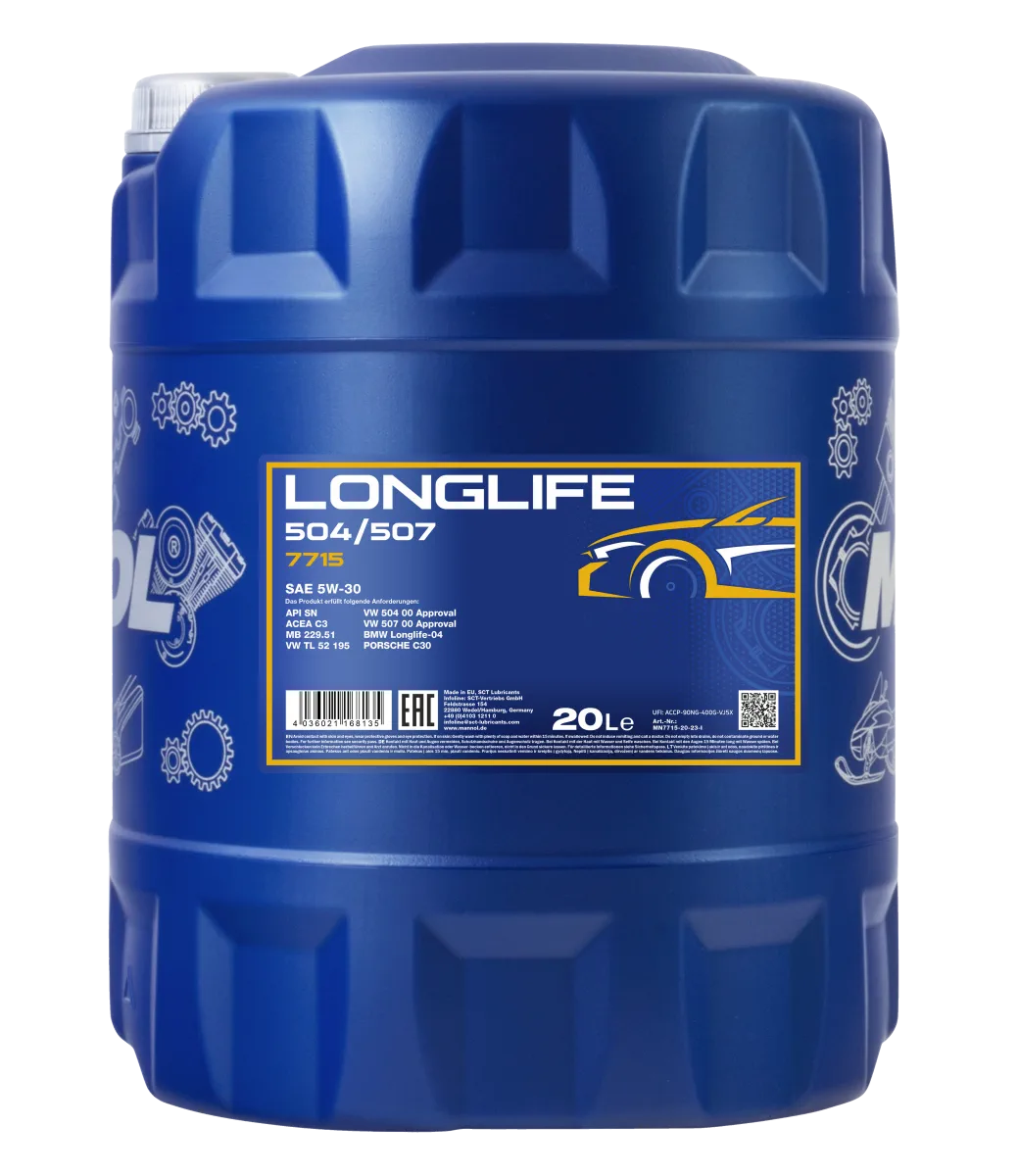 MANNOL Longlife 504/507 5W-30 7715 1000L product image 7