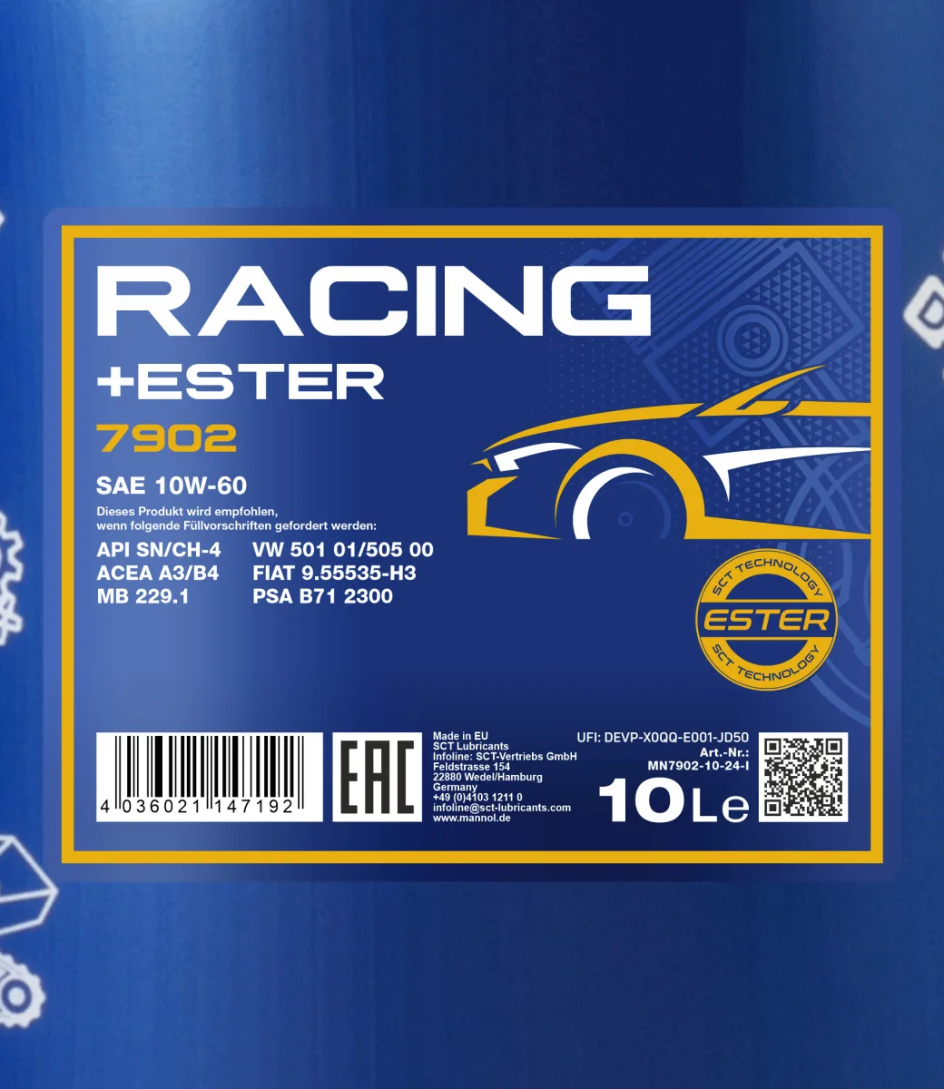 MANNOL Racing + Ester 10W-60 7902 10L product image 2