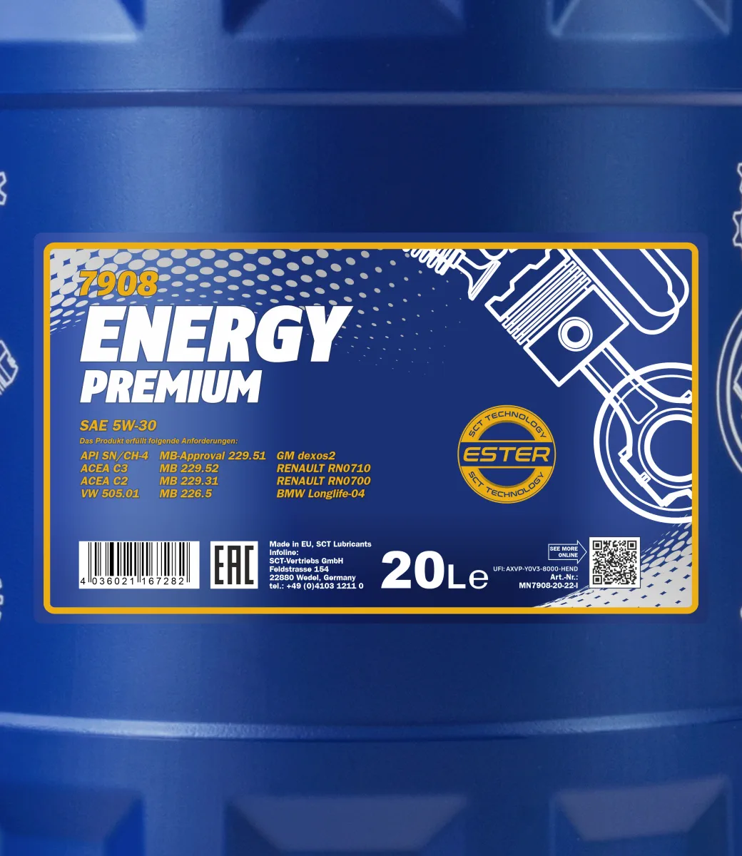 MANNOL Energy Premium 5W-30 7908 20L product image 2