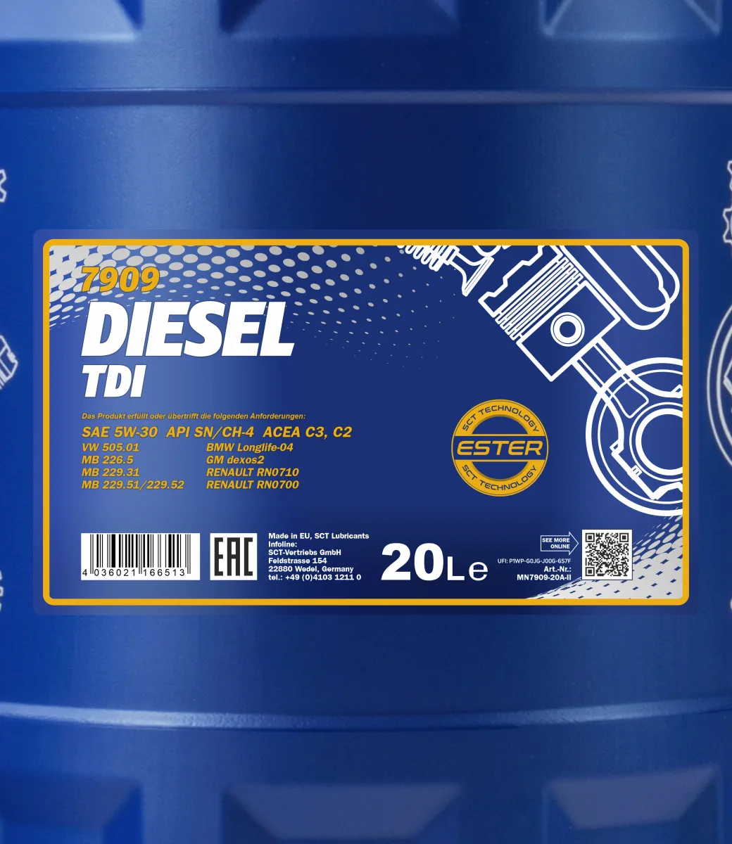 MANNOL Diesel TDI 5W-30 7909 صورة المنتج 2