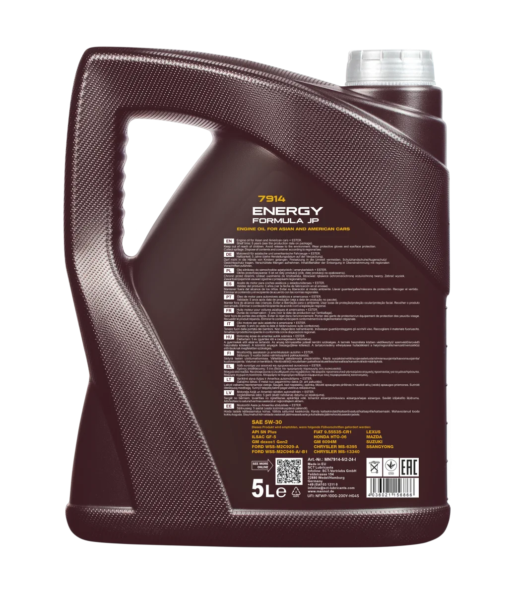 MANNOL Energy Formula JP 5W-30 7914 5 L product image 2