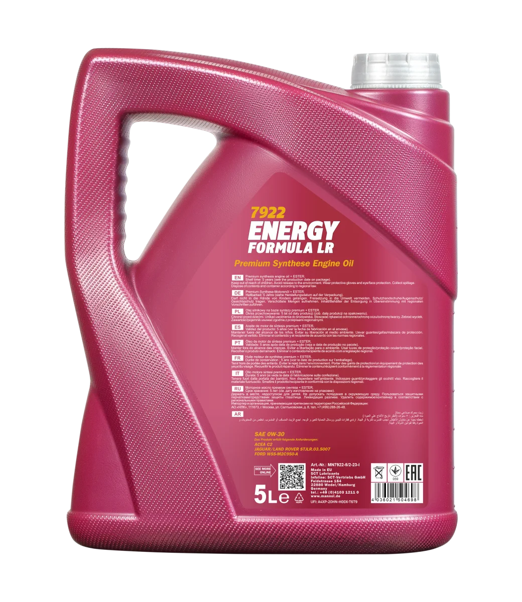 MANNOL Energy Formula LR 0W-30 7922 صورة المنتج 2