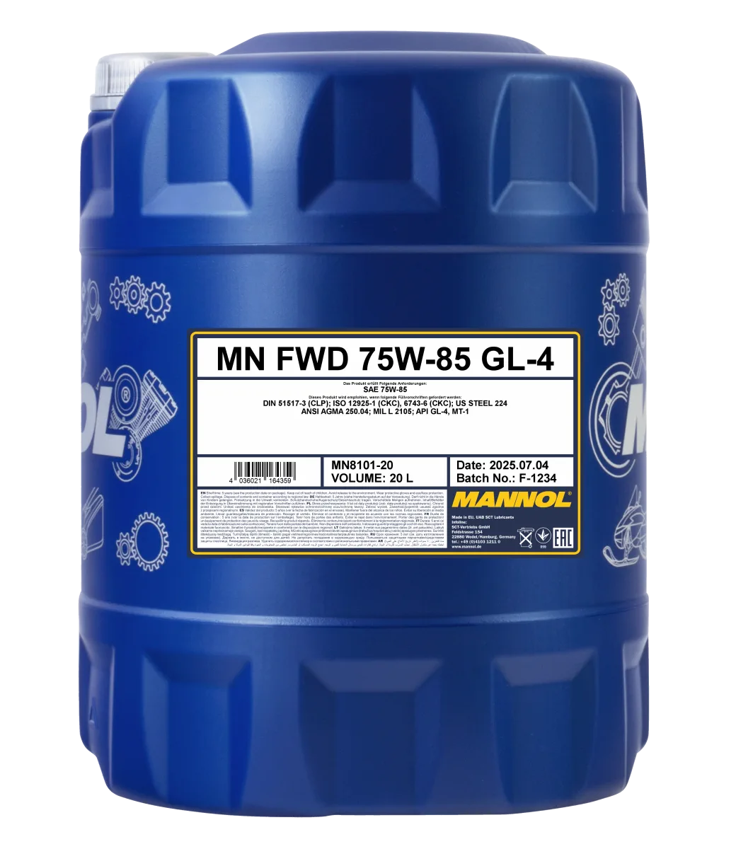 MANNOL FWD 75W-85 GL-4 8101 20L product image