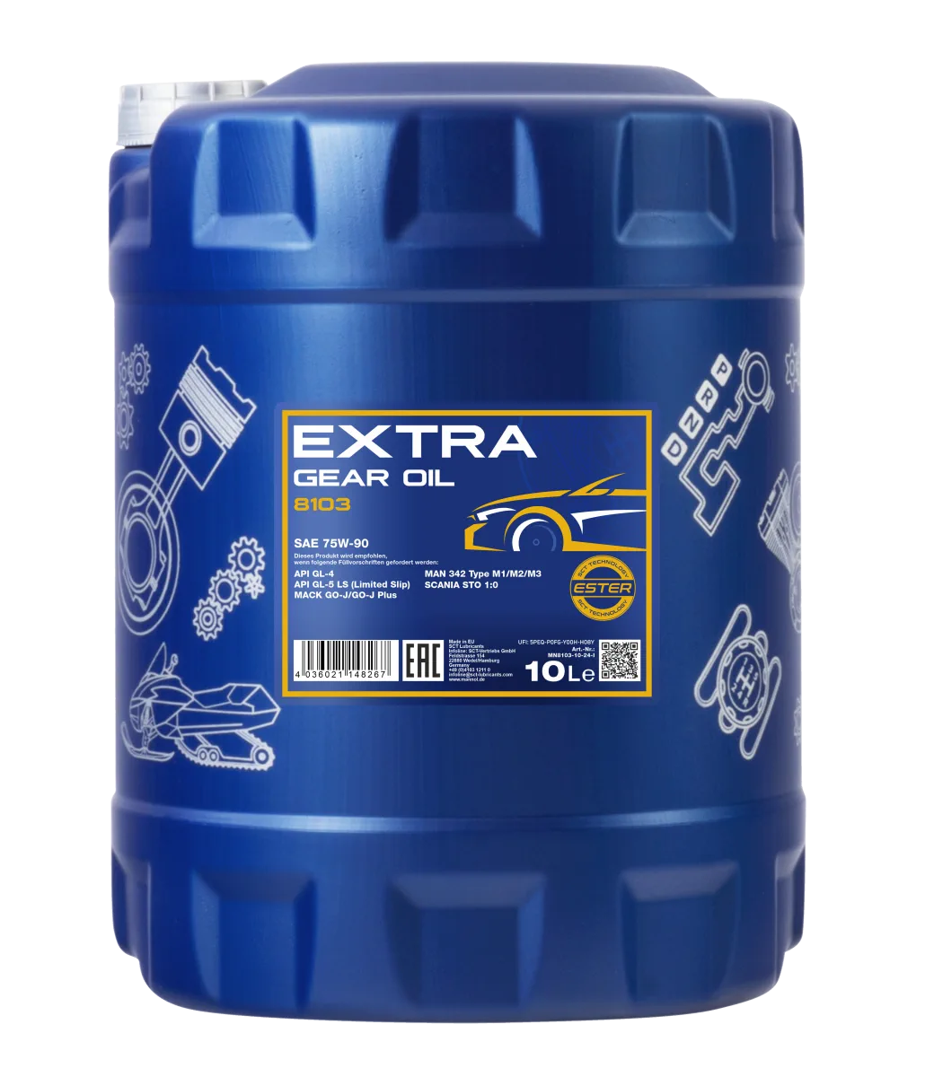 MANNOL Extra Gear Oil 75W-90 GL-4/GL-5 LS 8103 صورة المنتج 3