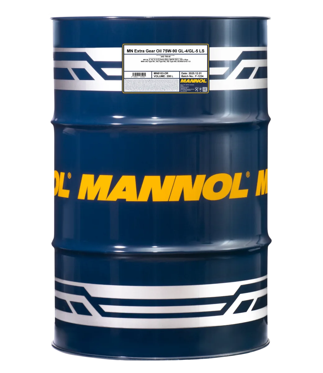 MANNOL Extra Gear Oil 75W-90 GL-4/GL-5 LS 8103 صورة المنتج 6