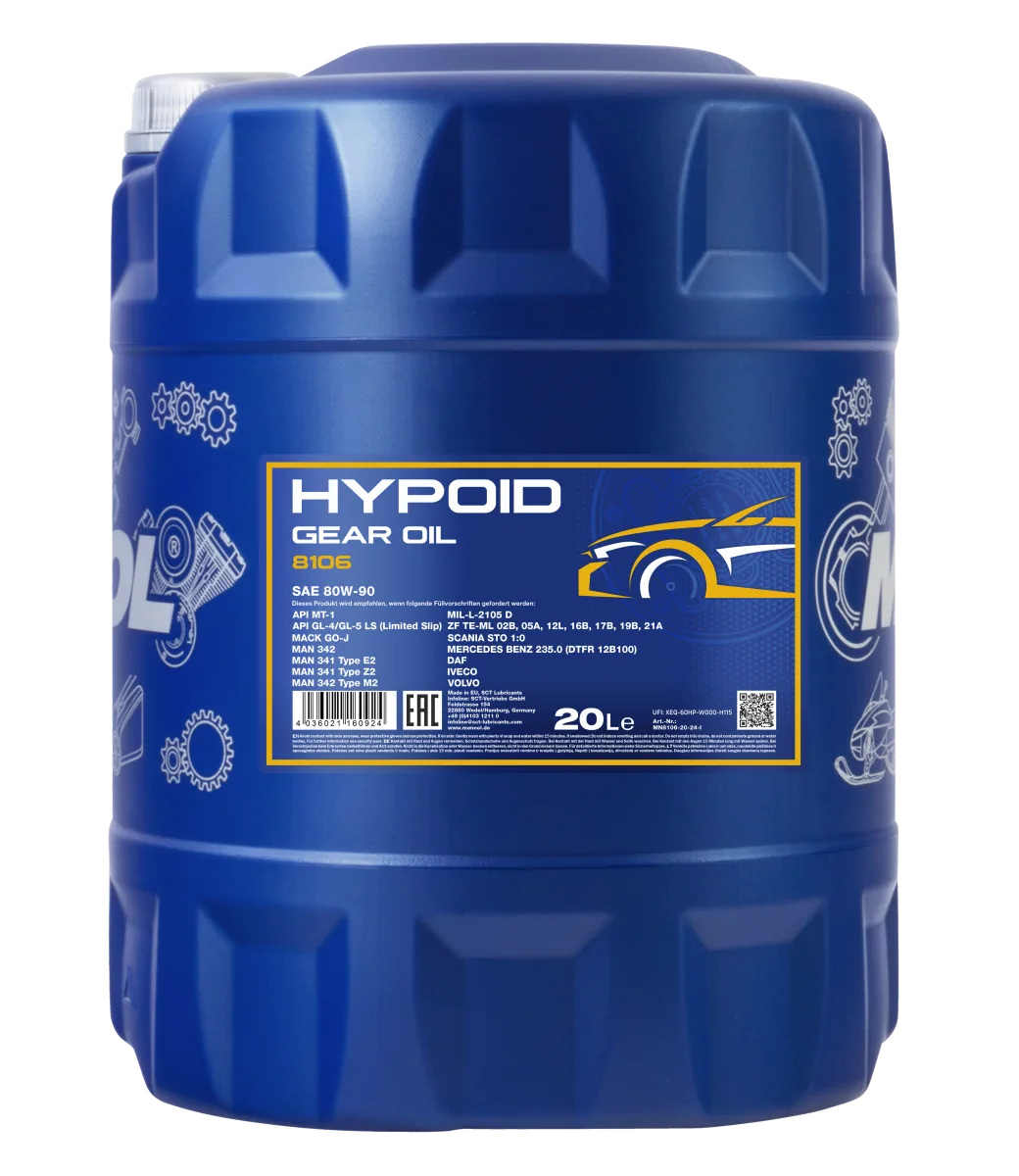 MANNOL Hypoid 80W-90 GL-4/GL-5 LS 8106 صورة المنتج