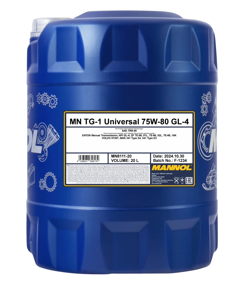 MANNOL TG-1 Universal 75W-80 GL-4 8111 صورة المنتج