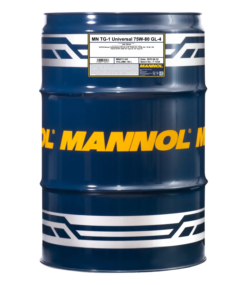 MANNOL TG-1 Universal 75W-80 GL-4 8111 60L product image