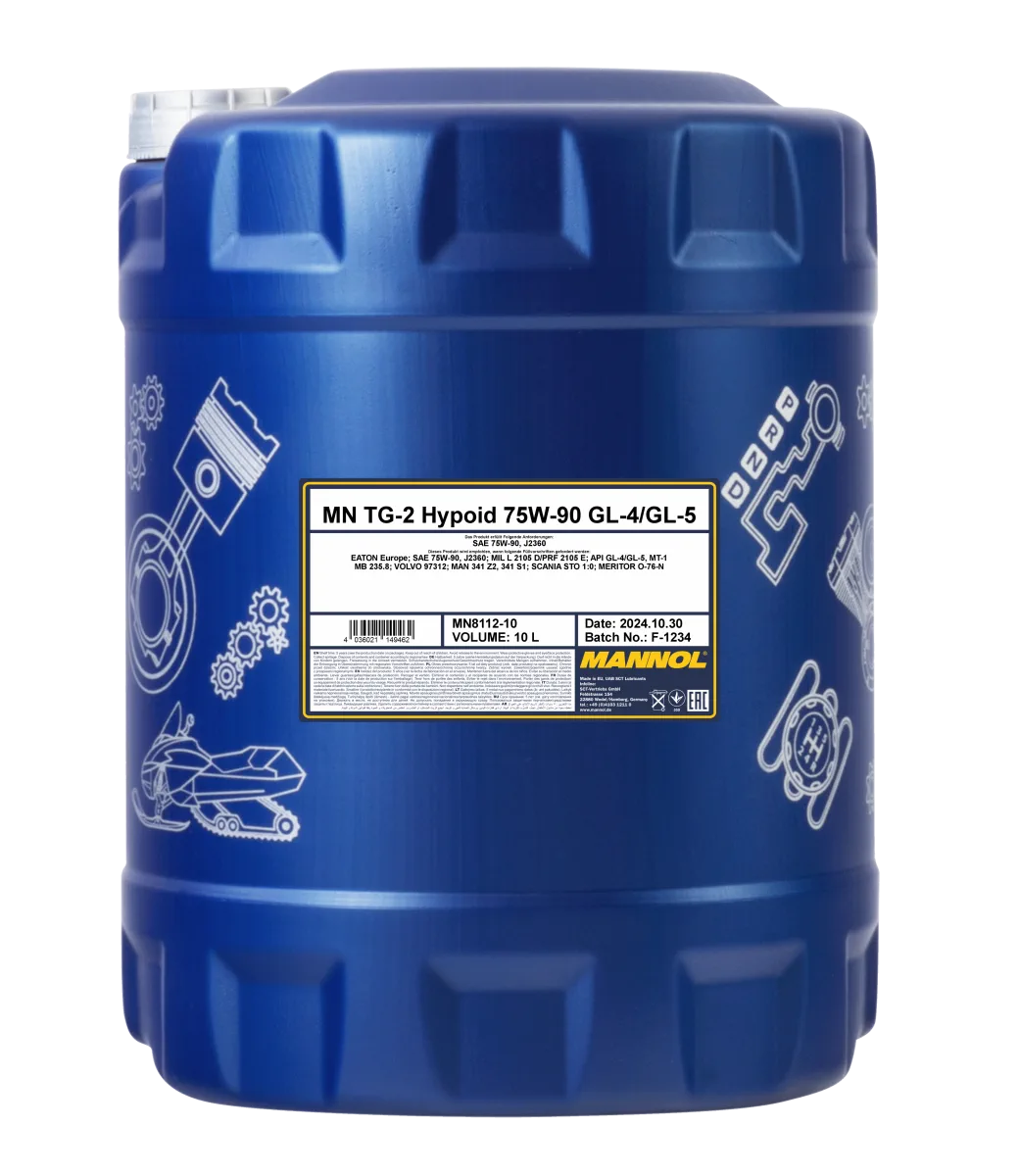 MANNOL TG-2 Hypoid 75W-90 GL-4/GL-5 8112 مصنوعات تصویر