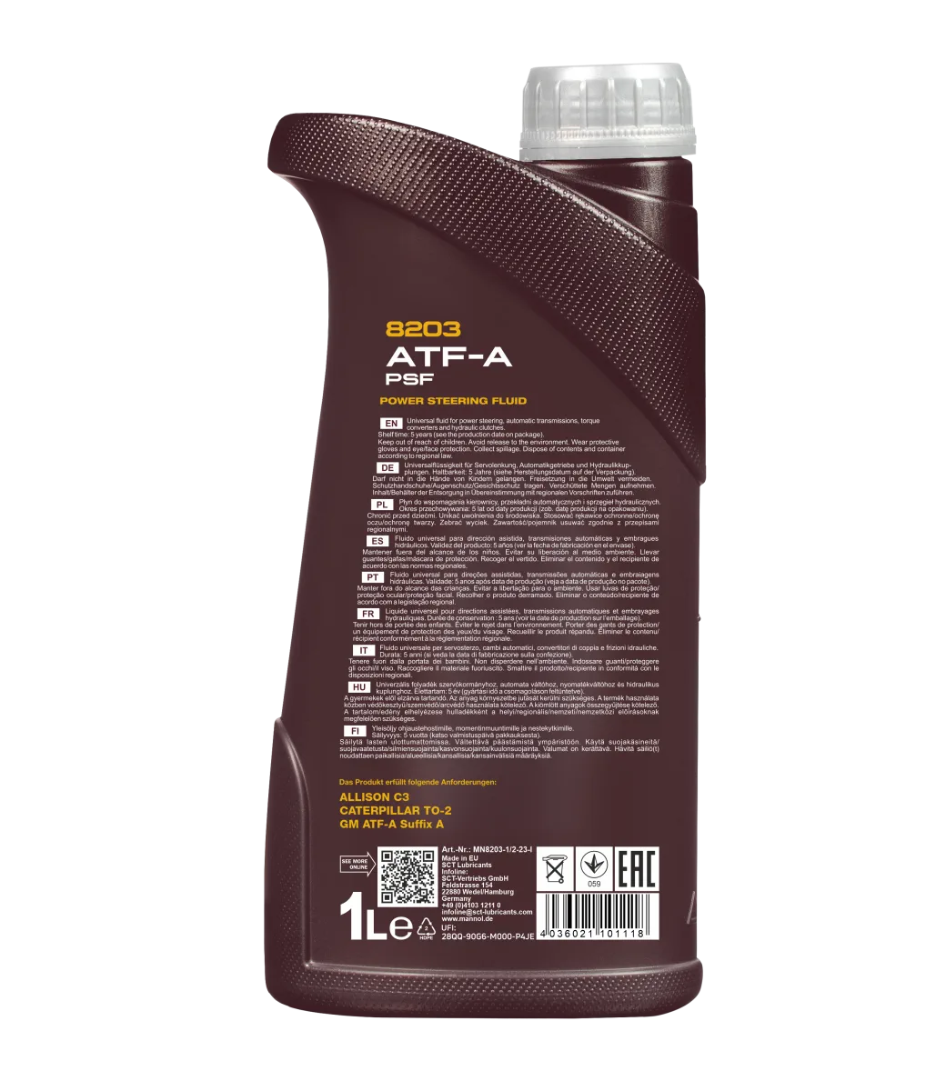 MANNOL ATF-A PSF 8203 صورة المنتج 2