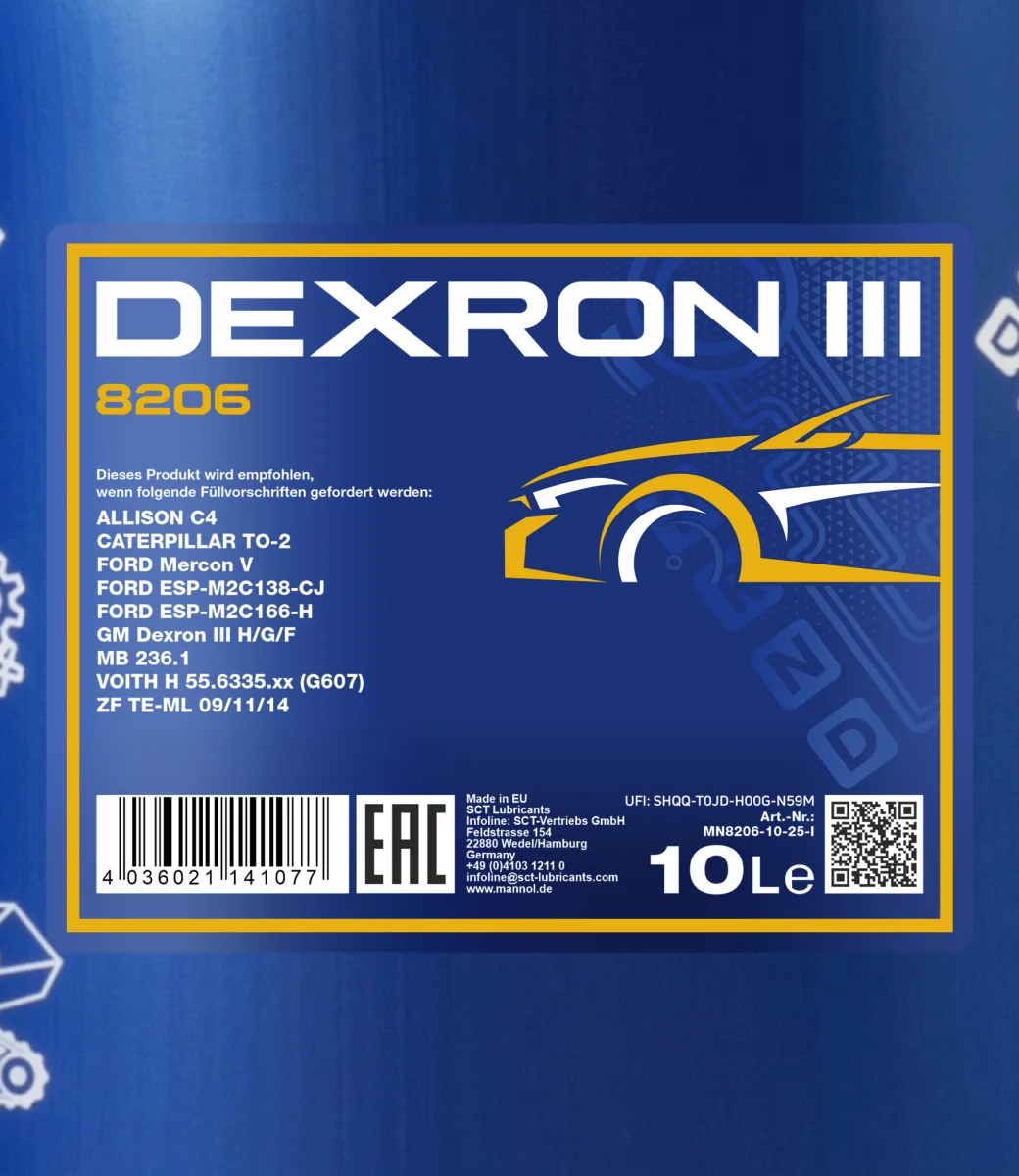 MANNOL Automatic Plus ATF Dexron III 8206 صورة المنتج 2