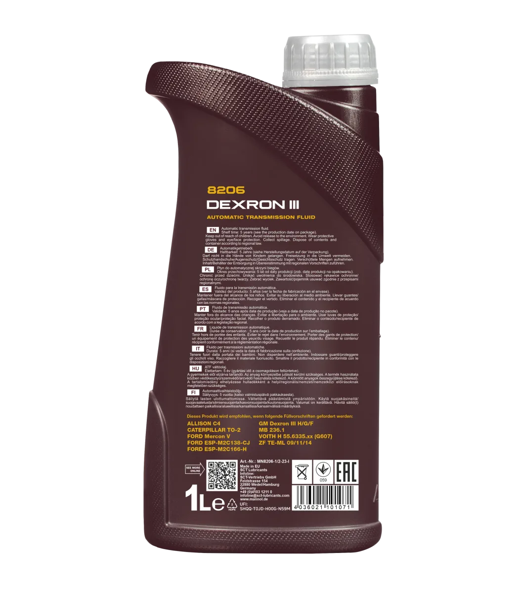 MANNOL Automatic Plus ATF Dexron III 8206 صورة المنتج 2