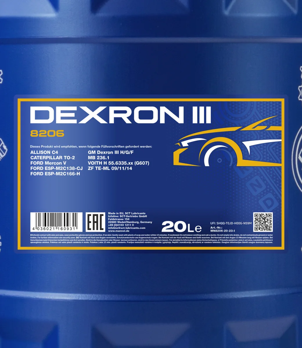 MANNOL Automatic Plus ATF Dexron III 8206 صورة المنتج 2